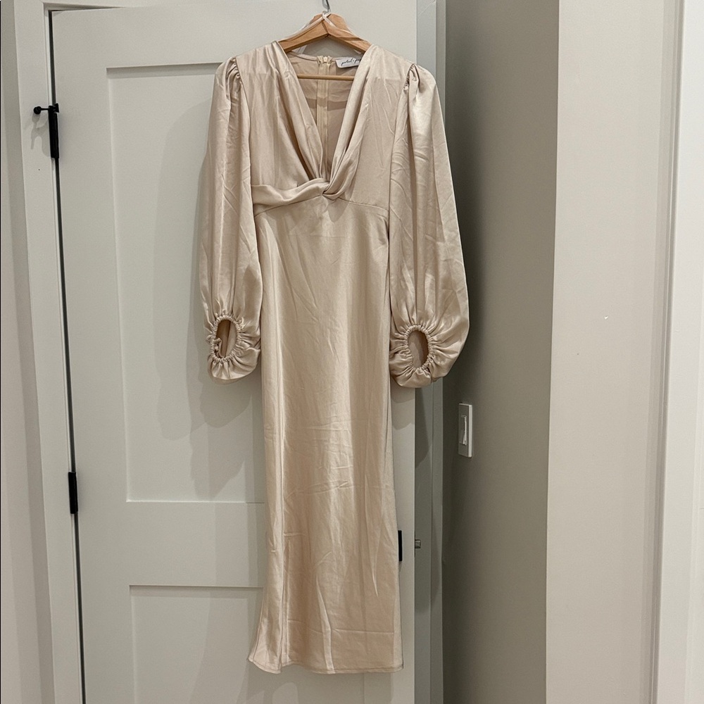 Petal & Pup Cream Long Sleeve Dress